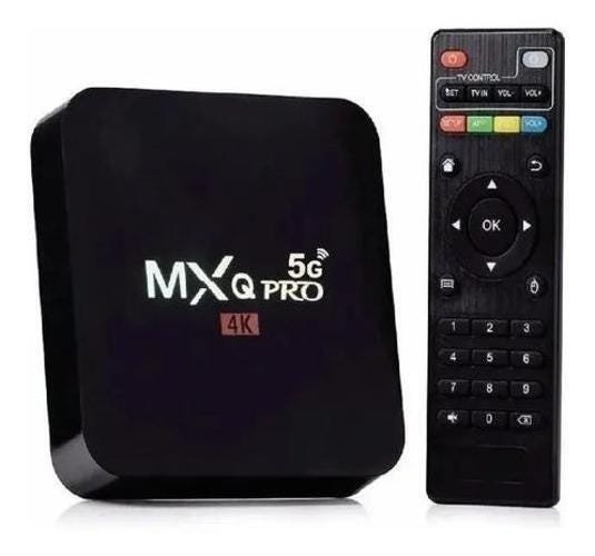 TV Box 4K Mxq Pro 5G K4 Android 10.1 8Gb 128Gb Wi-Fi 2,4/5G