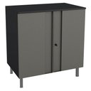 Ver imagem 1 de Balcão Multiuso Aço Telasul Multibox Cinza/preto