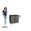 Ver imagem 5 de Balcão Multiuso Aço Telasul Multibox Cinza/preto