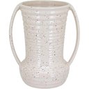 Ver imagem 1 de Vaso Decorativo Enfeite Casa Cerâmica 23x20x20cm Marfim