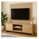 Ver imagem 2 de Kit 10 Ripas 5x50 em Mdf Cru 3mm Shiplap Ripado