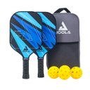 Ver imagem 1 de Kit Joola Ben Johns Blue Lightnig Pickleball (2 Raquetes, 4 Bolas e 1 Bolsa)