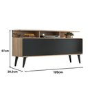 Ver imagem 5 de Rack para Tv até 50" Macaé com Pes Retro Teka/onix