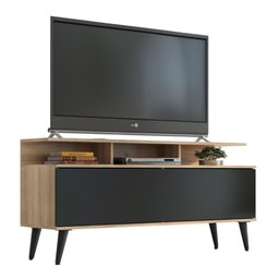 Rack para Tv até 50" Macaé com Pes Retro Teka/onix - 6