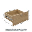 Ver imagem 5 de Gaveteiro Modular 45x120 6 Gavetas Frame CabeCasa MadeiraOriginals