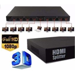 Splitter HDMI 1 x 8 Portas Dex Hs-81 Preto - 3
