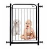 Portão Grade para Pet e Bebê c/ Extensor 15 cm Preto - 1