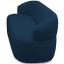 Ver imagem 6 de Sofá 2 Lugares Orgânico Sala de Estar Living 140cm Carmen F04 Veludo Azul - Lyam Decor