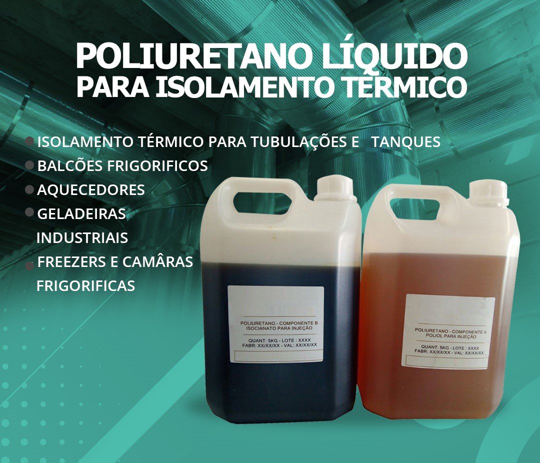 Poliuretano Liquido Expandido para Isolamento Térmico com 100kgs - Terac