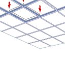 Ver imagem 3 de Forro de Gesso Removivel com Pelicula Pvc Fgr 625 X 625 X 9,5mm com 8 Peças