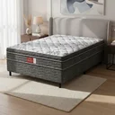 Ver imagem 1 de Cama Box Conjugada Probel Espuma D28 Ortopédico Unique Active Casal 138cm