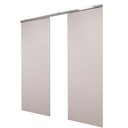Ver imagem 3 de Porta de Correr Dupla Branco Prime Kit Alumínio 210x180