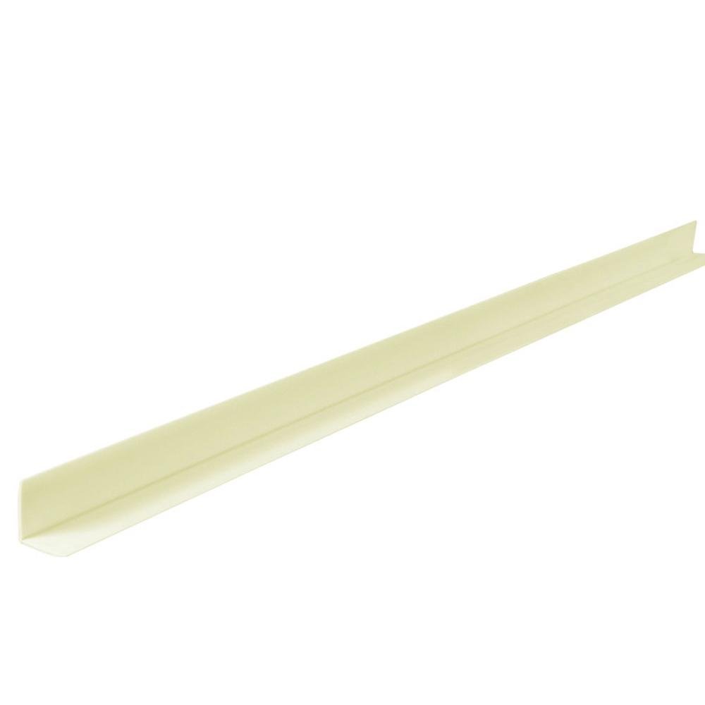 Cantoneira L PVC Protetor de Canto 25x25mm Barra 300cm 15 UN AZN - Marfim - 3