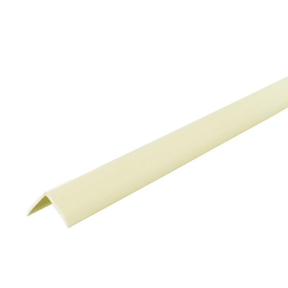 Cantoneira L PVC Protetor de Canto 25x25mm Barra 300cm 15 UN AZN - Marfim - 2