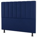 Ver imagem 7 de Kit Cabeceira e Baú Cama Box King Size Cora 195cm Suede Azul - Desk Design