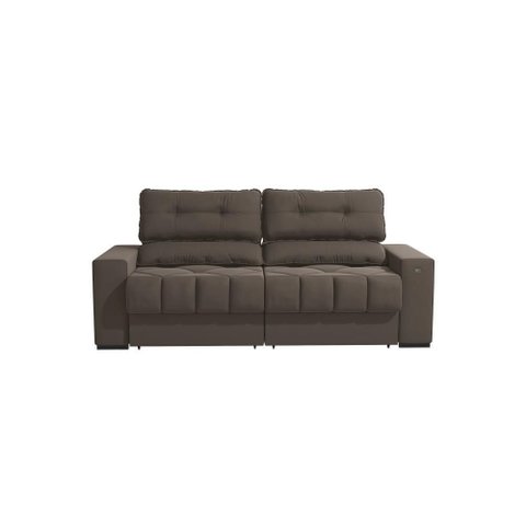 Sofá Retrátil Kappesberg Sander Suede Café
