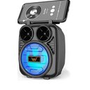 Ver imagem 1 de Caixa de Som Bluetooth Al-1182 Ltomex com LED SD Fm Entrada USB Auxiliar P2 ( Azul )