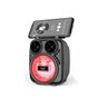 Caixa de Som Bluetooth Al-1182 Ltomex com LED SD Fm Entrada USB Auxiliar P2 ( Vermelho ) - 1