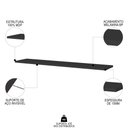 Ver imagem 3 de Prateleira Flutuante de Quarto Infantil Kit 2 Suporte Invisível 91cm Yara Preto - Lumil Lumil Móveis