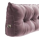 Ver imagem 7 de Kit 02 Almofadas para Cabeceira Encosto Apoio Lombar Spot 90cm com Porta Celular Veludo - Desk Desig