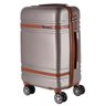 Mala de Viagem Media em ABS Yins 21068 Rodas Duplas Cadeado Integrado Champagne - 1
