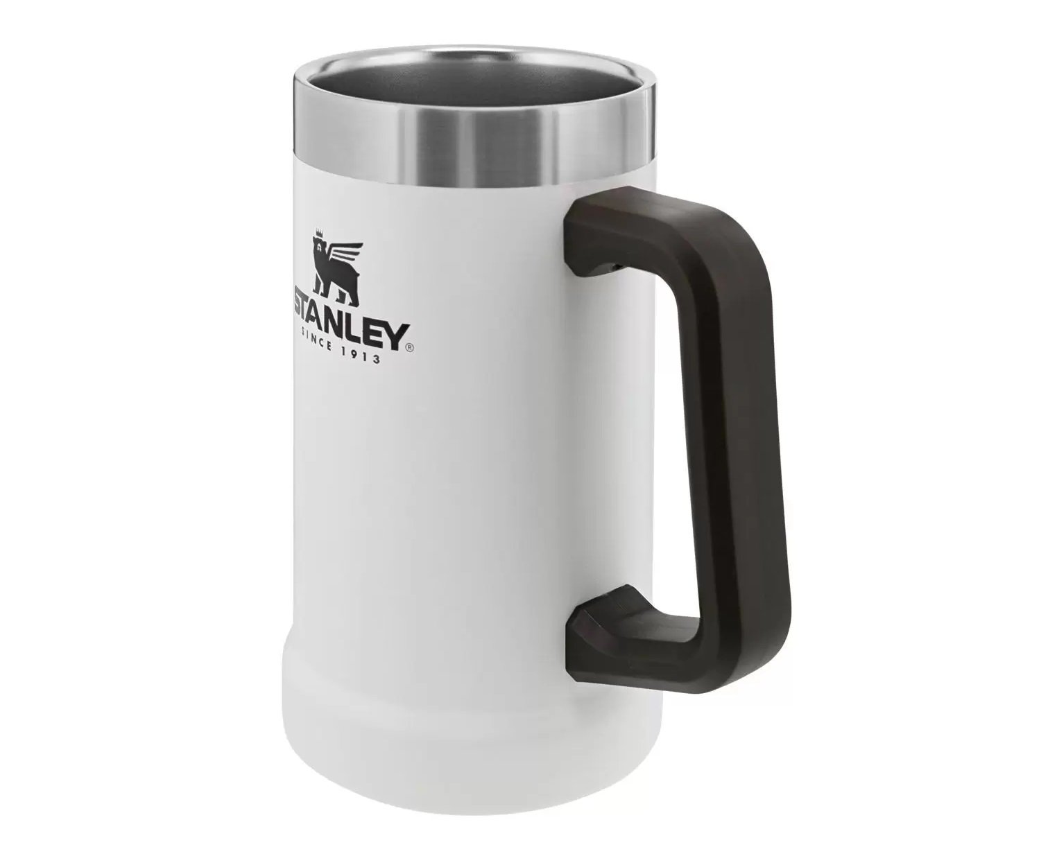 Kit Copo 473ml e Caneca 709ml Stanley Cerveja Térmicos Inox Cor:Branco - 3