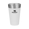 Kit Copo 473ml e Caneca 709ml Stanley Cerveja Térmicos Inox Cor:Branco - 4