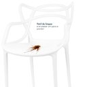 Ver imagem 3 de Cadeira de Jantar Allegra Super Resistente e Empilhável Garden Life Branca