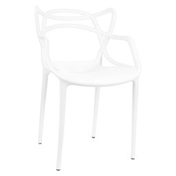 Cadeira de Jantar Allegra Super Resistente e Empilhável Garden Life Branca - 1