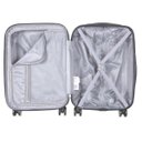 Ver imagem 6 de Conjunto de Malas de Viagem em Abs Yins 21072 Rodas Duplas e Cadeado Integrado 2 Peças Pp/P - Cinza