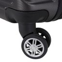 Ver imagem 5 de Conjunto de Malas de Viagem em Abs Yins 21072 Rodas Duplas e Cadeado Integrado 2 Peças Pp/P - Cinza