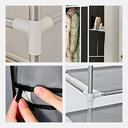 Ver mais imagens de Guarda Roupa Closet Dobrável Organizador com Capa de Tecido