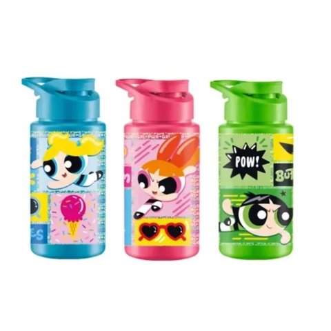 Garrafa Infantil Super Poderosas Docinho Lindinha Florzinha