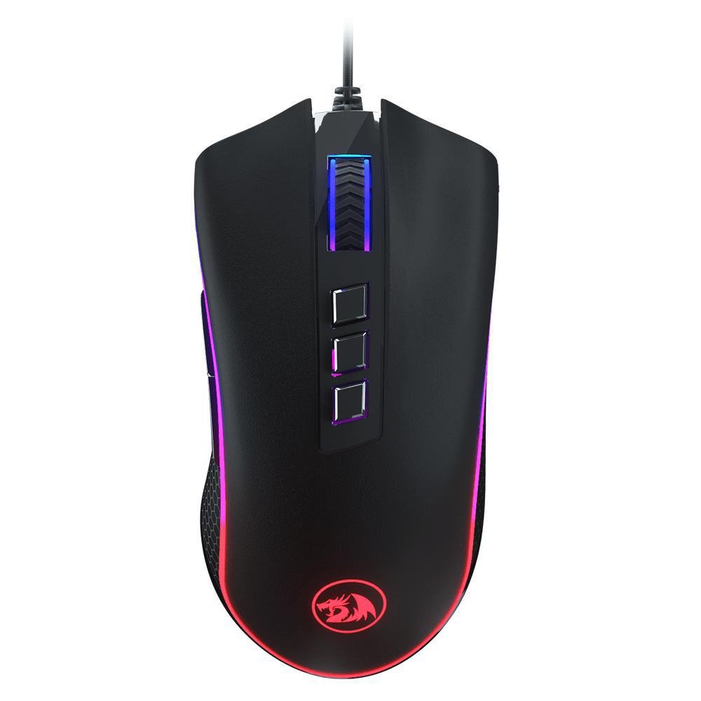 Mouse Gamer Redragon King Cobra Fps Rgb Preto 24.000dpi