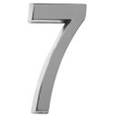 Ver imagem 1 de Número 7 Residencial De Casa Cromado - 20cm De Altura