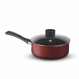 Conjunto de Panelas Rochedo Limpa Fácil 5 peças Vermelho - 5