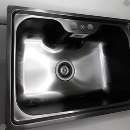 Cuba Cozinha Gourmet Única Aço Inox Preto com Acessórios - 6