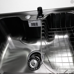Cuba Cozinha Gourmet Única Aço Inox Preto com Acessórios - 7