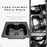 Cuba Cozinha Gourmet Única Aço Inox Preto com Acessórios - 4