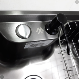 Cuba Cozinha Gourmet Única Aço Inox Preto com Acessórios - 9