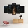 Quadro Dark Souls 3 – Fogueira Bonfire com 5 Peças em Canvas - 1