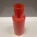 Ver imagem 3 de Vaso Decorativo Enfeite Casa Garrafa Home&Co Vidro 26x9x9cm Laranja