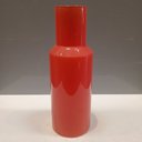 Ver imagem 2 de Vaso Decorativo Enfeite Casa Garrafa Home&Co Vidro 26x9x9cm Laranja