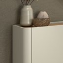 Ver imagem 5 de Buffet Bend 180 cm Porta Lisa Incolar Luna com Pé Dourado