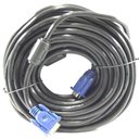 Ver imagem 2 de Cabo Vga 10m Monitor Lcd Pc Tv Projetor Blindado 10 Metros