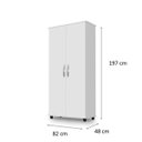 Ver imagem 4 de Armário Organizador Multiuso Lisboa São Miguel - Branco