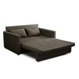Sofá Cama Retrátil 2 Lugares 162cm Cancún Tecido Veludo Isofa - 5
