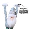 Jogo Papai Noel e Boneco de Neve Pendurado Pelúcia Natal 48cm - Art Christmas - 3
