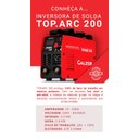 Ver imagem 2 de INVERSORA DE SOLDA GALZER TOP ARC 200 AMPERES 220V BRAX 1007