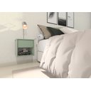 Ver imagem 2 de Mesa de Cabeceira Suspensa com 1 Gaveta e 1 Nicho 100% Mdf Plancasa:verde Jade